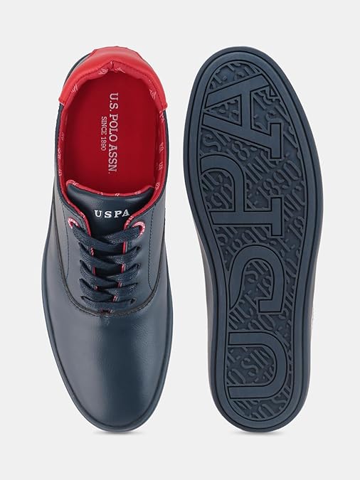 U.S. Polo Assn. Men's Erland 3.0 Sneakers UK-10  (2FD25180N01) Navy