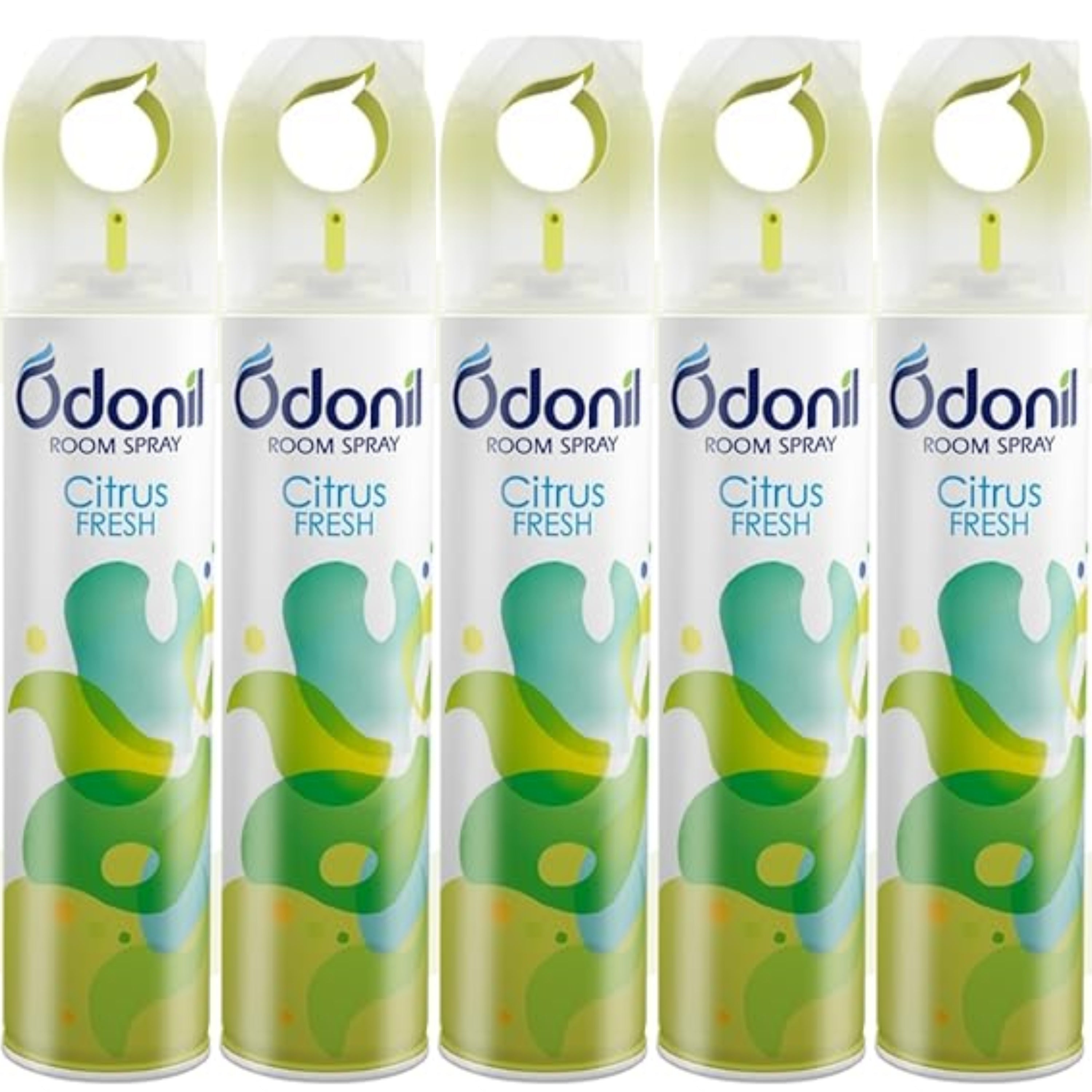 Odonil Room Air Freshener Spray, Citrus Fresh - 220 ml (Pack of 5)