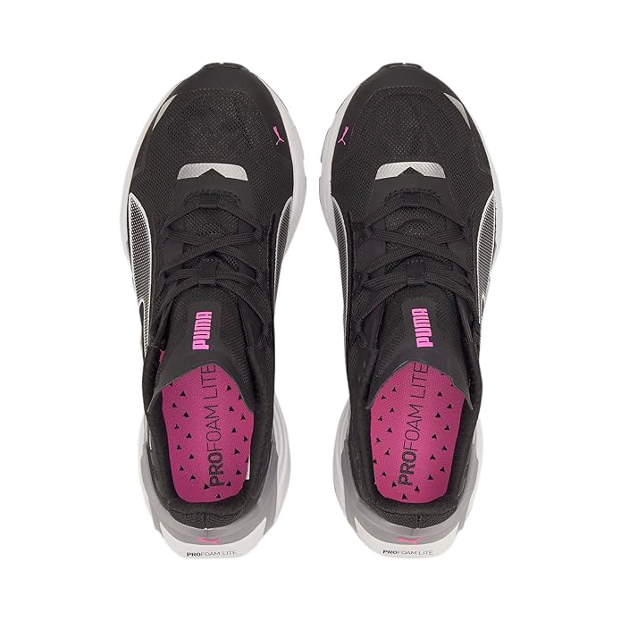 Puma womens UltraRide Wn's Puma Black-Metallic Silver Walking Shoe- 3 UK (19375601 )