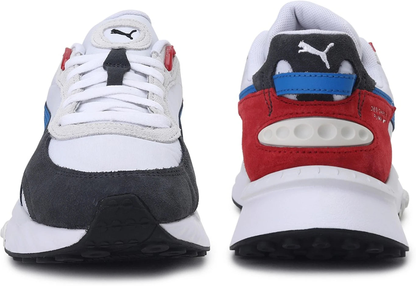 PUMA Wild Rider Rollin Sneakers For Men (White , 3 )