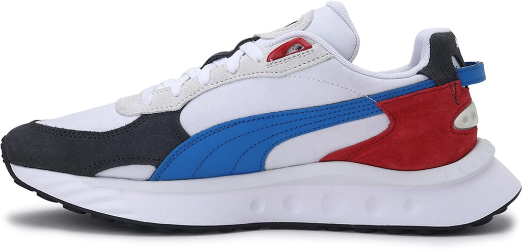 PUMA Wild Rider Rollin Sneakers For Men (White , 3 )