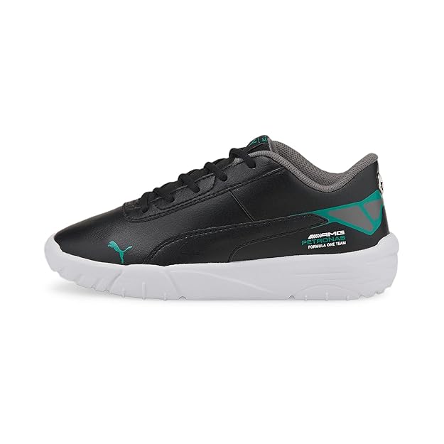 Puma Unisex-Child MAPF1 Drift Cat Delta V PS Puma Black-Spectra Green Sneaker- 2 UK (30692104)