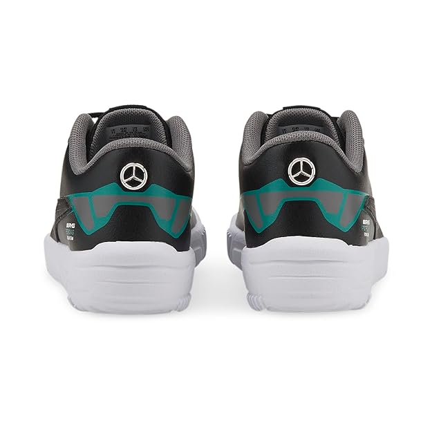 Puma Unisex-Child MAPF1 Drift Cat Delta V PS Puma Black-Spectra Green Sneaker- 2 UK (30692104)