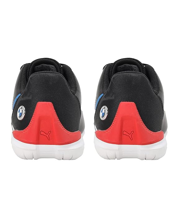 Puma Unisex-Kid BMW MMS Drift Cat Decima Junior White-Pop Red-White Sneaker UK-6 (30726603)