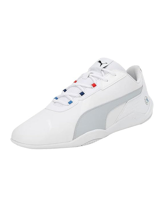Puma Unisex-Adult BMW MMS R-Cat Machina White-Platinum Gray Sneaker UK-3 (30731104)