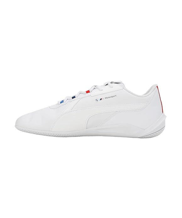 Puma Unisex-Adult BMW MMS R-Cat Machina White-Platinum Gray Sneaker UK-3 (30731104)