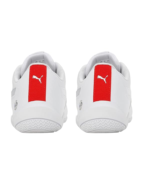 Puma Unisex-Adult BMW MMS R-Cat Machina White-Platinum Gray Sneaker UK-3 (30731104)