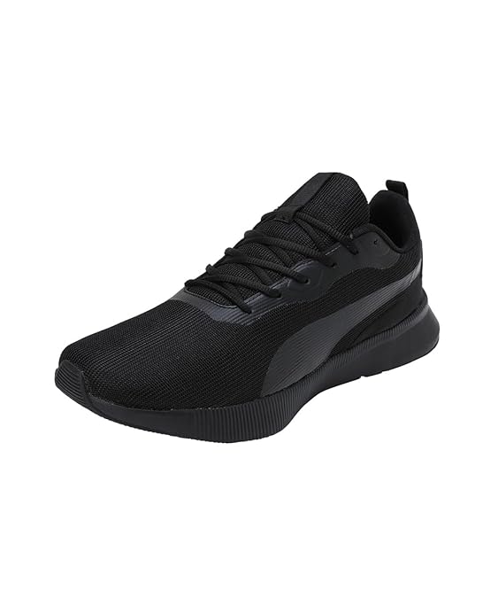 Puma Unisex-Adult Flyer Flex V1 Black-Black Running Shoe - 7 UK (31062001)