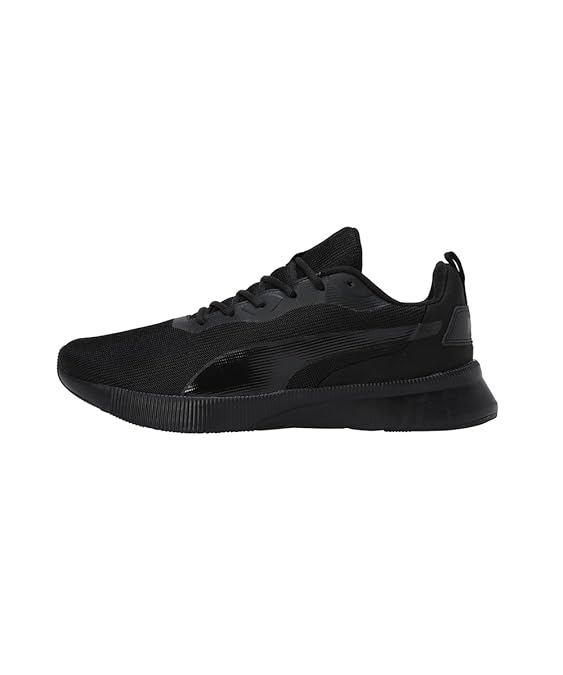 Puma Unisex-Adult Flyer Flex V1 Black-Black Running Shoe - 7 UK (31062001)