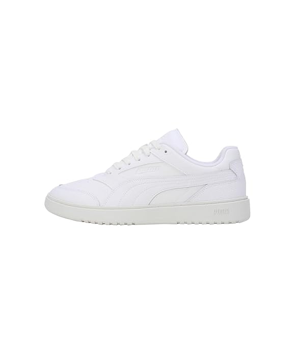 Puma Unisex-Adult, Doublecourt Club 48, White-Warm White, Sneaker, 8UK
