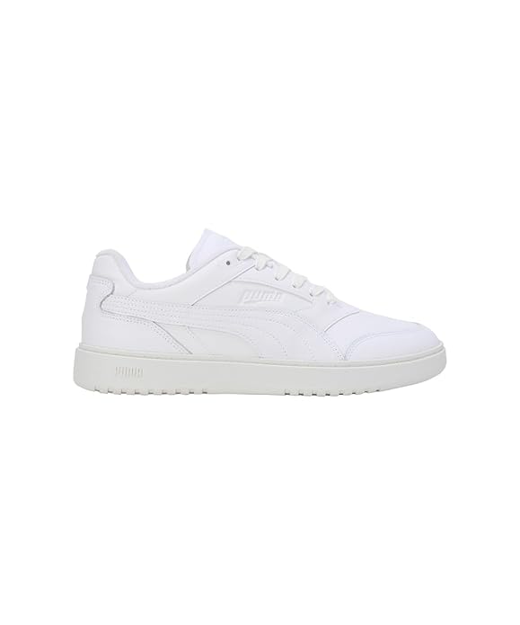 Puma Unisex-Adult, Doublecourt Club 48, White-Warm White, Sneaker, 8UK