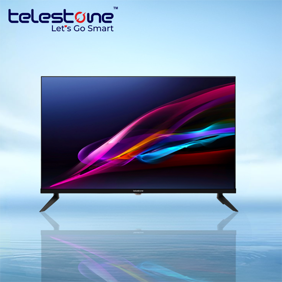 Telestone 43" Full HD LED TV | Smart TV | Bezel-Less Design | Android 9 | Dual Remote | 350 Nits Ultra Bright Display & Powerful Sound