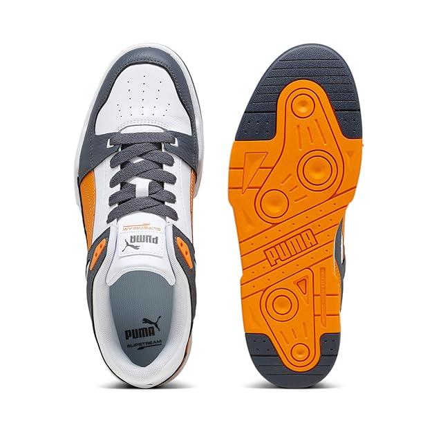 Puma Unisex-Adult Slipstream LTH, White-Pumpkin Pie Sneaker UK-9 (38754422)