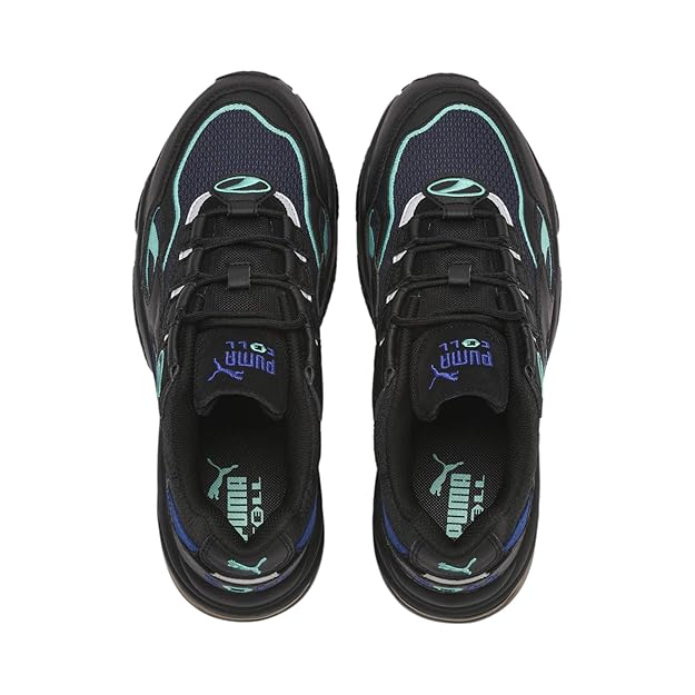 Puma Unisex-Adult Cell Venom Alert Black-Galaxy Blue Sneaker UK-3.5 (36981002)