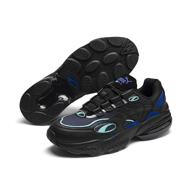 Puma Unisex-Adult Cell Venom Alert Black-Galaxy Blue Sneaker UK-3.5 (36981002)