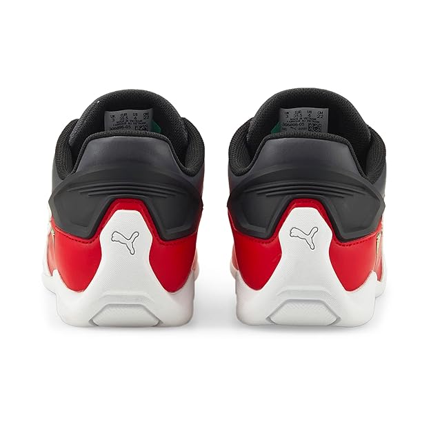 Puma Unisex-Adult Ferrari Drift Cat Delta Jr Rosso Corsa White Sneaker UK-6 (30689605)