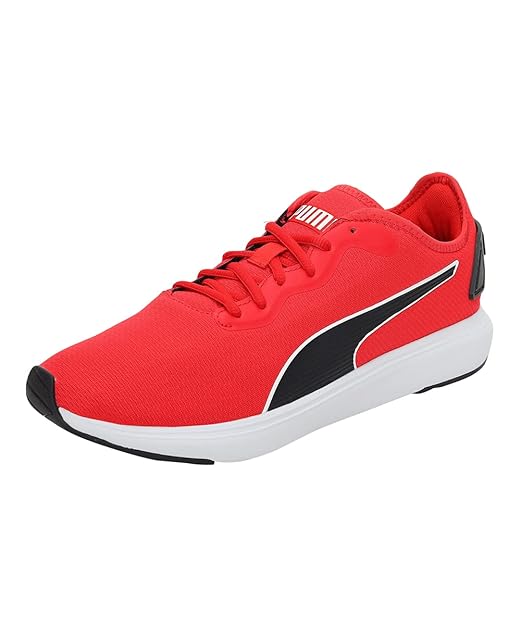 PUMA Unisex Softride Cruise Walking Shoes High Risk Red-Puma Black (37616703)