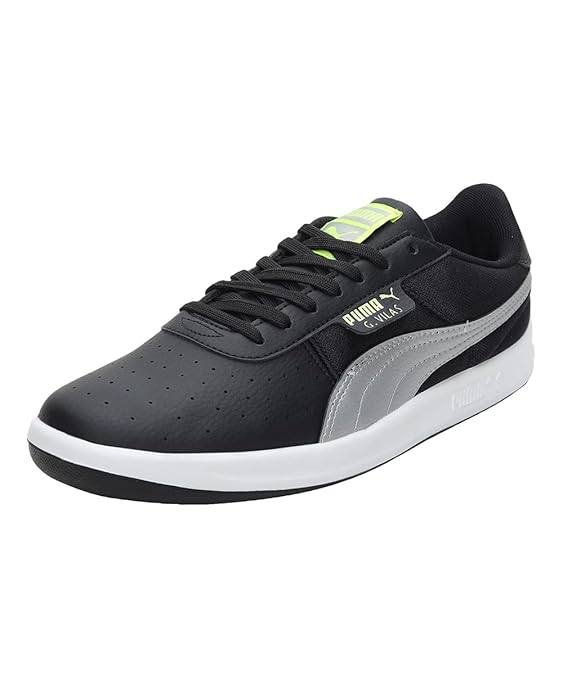 Puma Men's G. Vilas 2 Core Black-Silver-Fizzy Light Sneaker  (36331016)