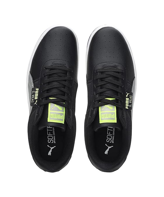 Puma Men's G. Vilas 2 Core Black-Silver-Fizzy Light Sneaker  (36331016)