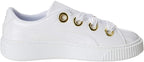 PUMA Platform Kiss Patent Wn s  Running Shoes For Women (White , 4)