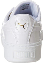 PUMA Platform Kiss Patent Wn s  Running Shoes For Women (White , 4)