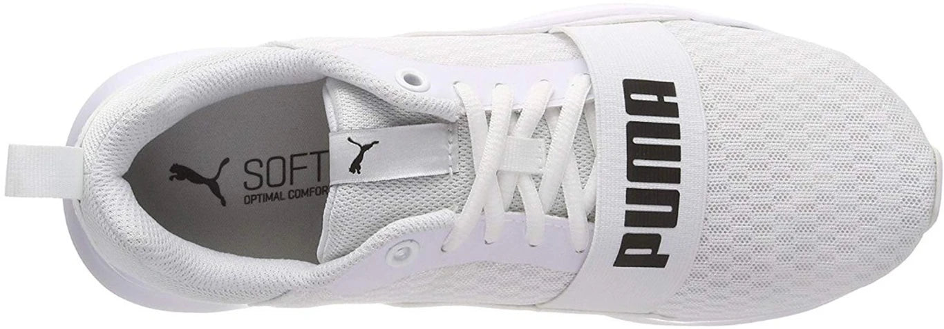 PUMA  Wired Running Shoes For Men (White , 7)