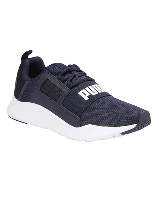 Puma Unisex-Adult Wired Cage Peacoat White Running Shoe UK-11 (37192805)