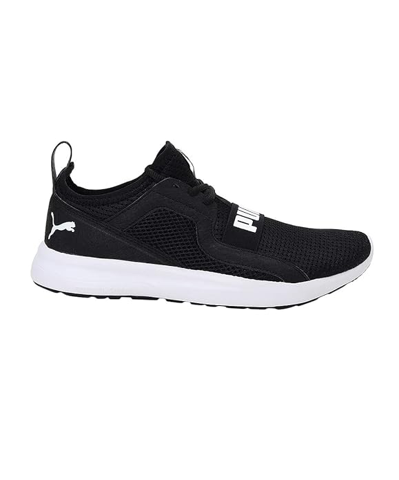 PUMA Men's Troy MU Running Shoe Black White Sneaker UK-11 (37331405)