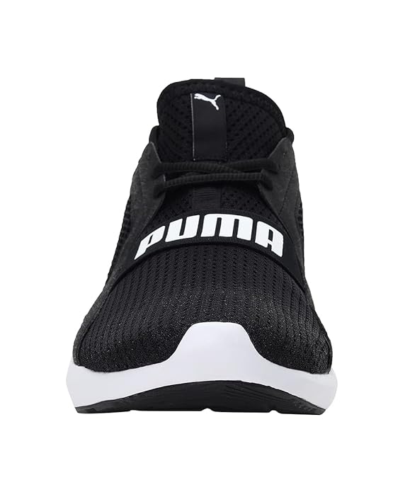 PUMA Men's Troy MU Running Shoe Black White Sneaker UK-11 (37331405)