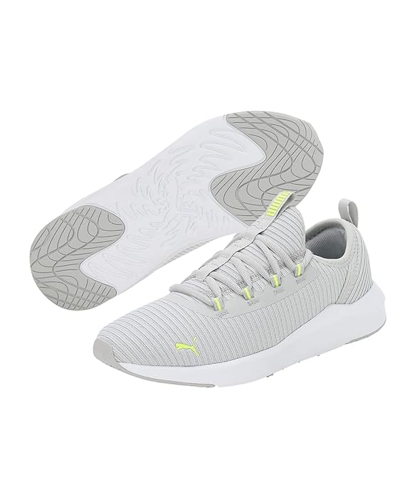 Puma Womens Softride Finesse Sport WN's Harbor Mist-Lime Squeeze Walking Shoe UK-4 (37603813)