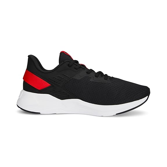 Puma Unisex-Adult Disperse XT 2 Mesh Black-for All Time Red-White Training Shoe UK-8(37685812)