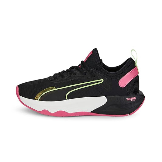 Puma Womens PWR XX Nitro WN's Black-Sunset Pink-Fizzy Apple Training Shoe UK-4 (37696902)