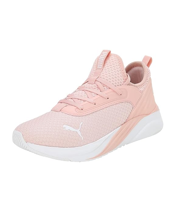 Puma Women's Softride Ruby Luxe WN's Rose Dust-White Running Shoe - UK-4