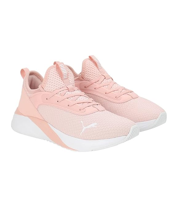 Puma Women's Softride Ruby Luxe WN's Rose Dust-White Running Shoe - UK-4