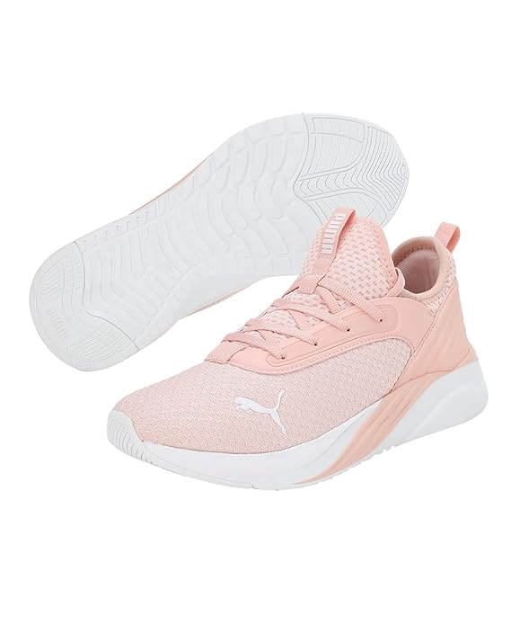 Puma Women's Softride Ruby Luxe WN's Rose Dust-White Running Shoe - UK-4