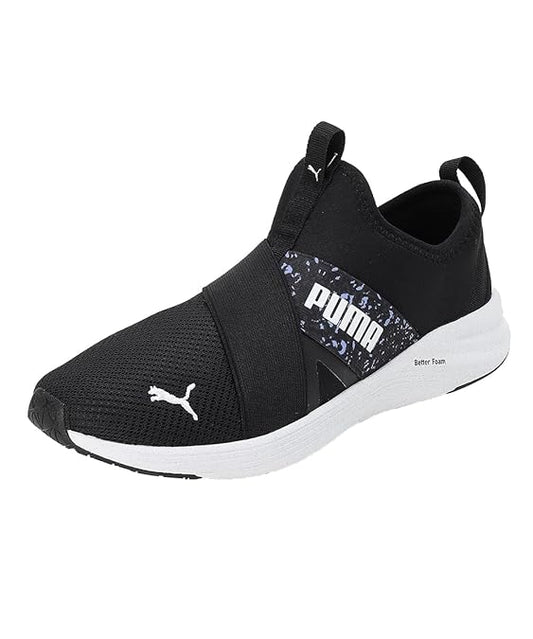 Puma Womens Better Foam Prowl Slip Flor Black-Intense Lavender-White Training Shoe UK-4 (37793902)