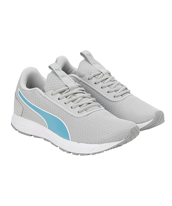 Puma Womens Fast Lane WN's Harbor Mist-Dusty Aqua-White Running Shoes UK-4 (37818403)