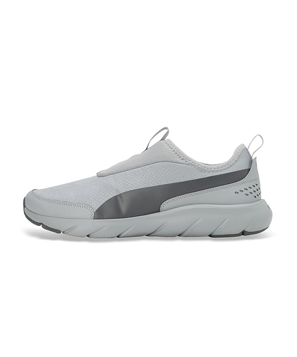 Puma Unisex-Adult Softride Flex Slipon Wide Cool Mid Gray-Cool Dark Gray Running Shoe - 10 UK (37935001)