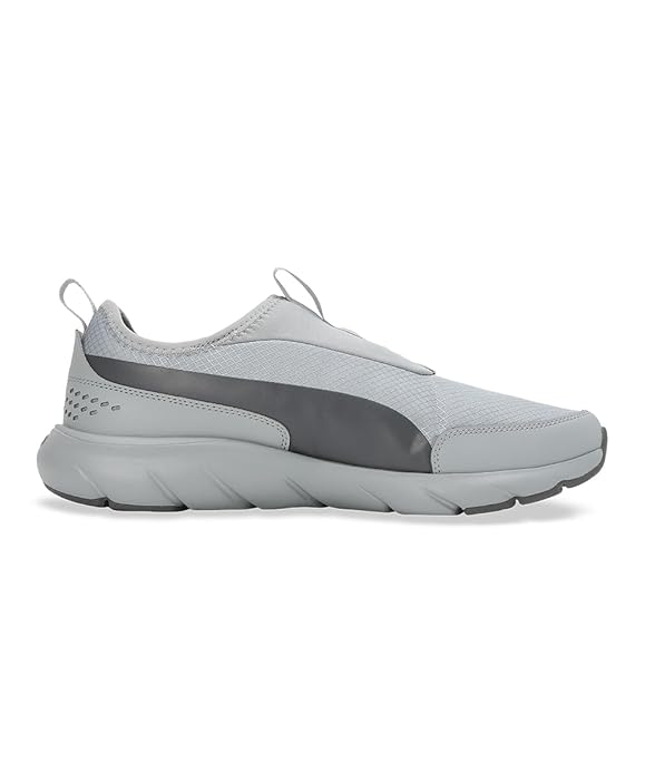 Puma Unisex-Adult Softride Flex Slipon Wide Cool Mid Gray-Cool Dark Gray Running Shoe - 10 UK (37935001)