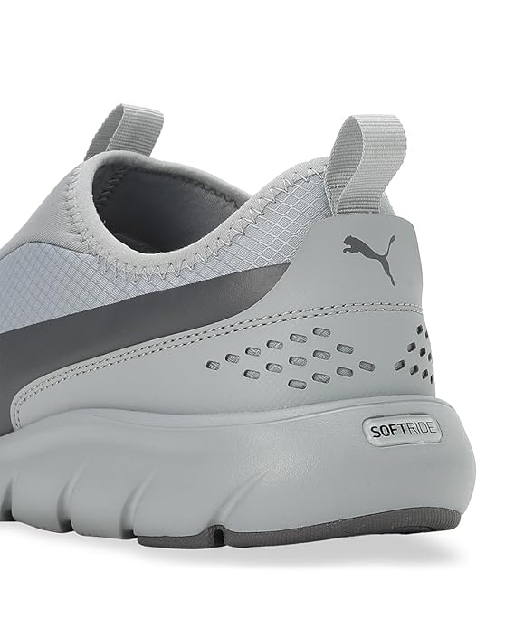 Puma Unisex-Adult Softride Flex Slipon Wide Cool Mid Gray-Cool Dark Gray Running Shoe - 10 UK (37935001)