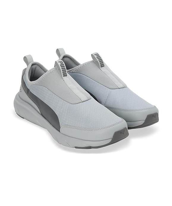 Puma Unisex-Adult Softride Flex Slipon Wide Cool Mid Gray-Cool Dark Gray Running Shoe - 10 UK (37935001)