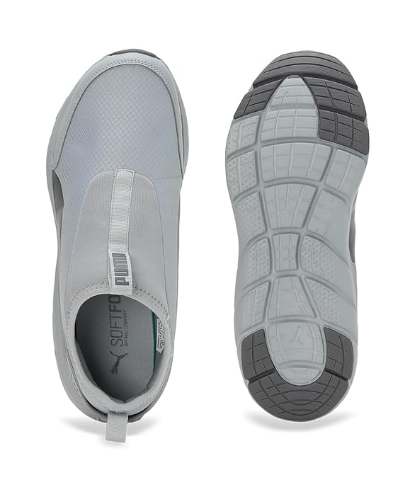 Puma Unisex-Adult Softride Flex Slipon Wide Cool Mid Gray-Cool Dark Gray Running Shoe - 10 UK (37935001)