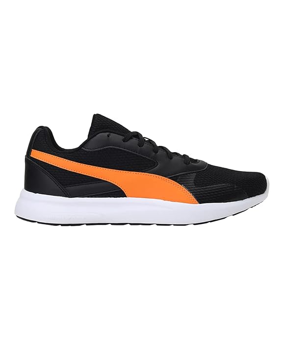 Puma mens Firefly IDP Closed shoe Puma Black-Vibrant Orange UK-9(38026003)