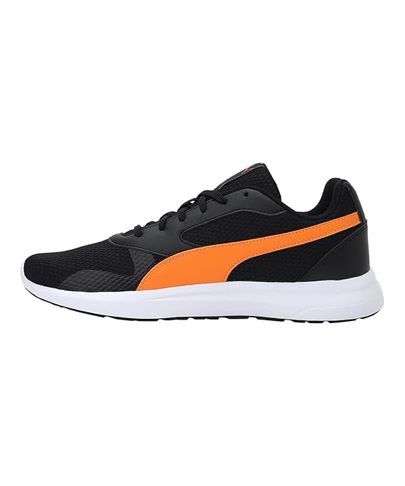 Puma mens Firefly IDP Closed shoe Puma Black-Vibrant Orange UK-9(38026003)