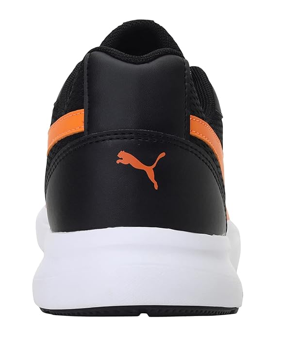 Puma mens Firefly IDP Closed shoe Puma Black-Vibrant Orange UK-9(38026003)