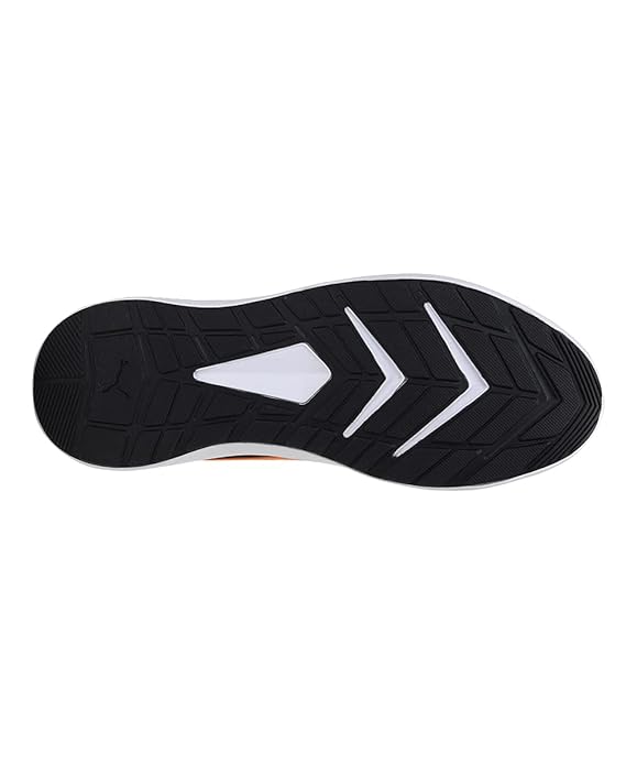 Puma mens Firefly IDP Closed shoe Puma Black-Vibrant Orange UK-9(38026003)