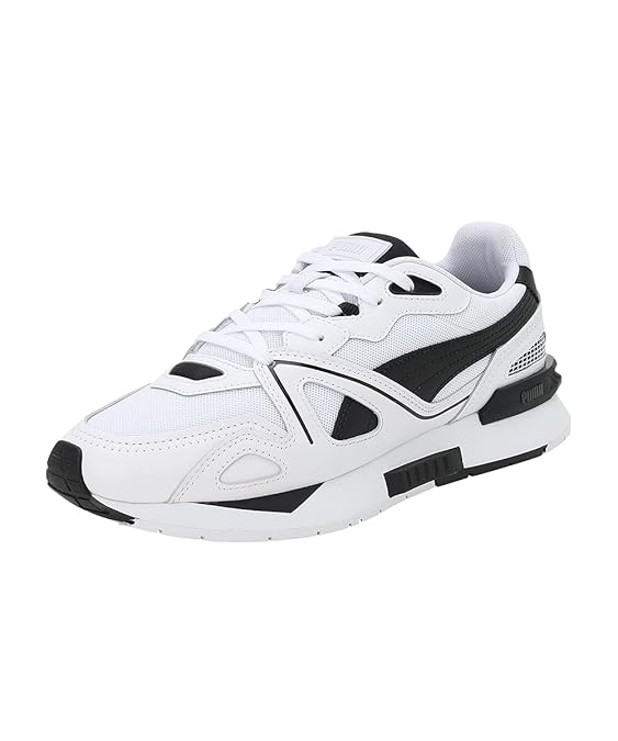 Puma Unisex-Adult Mirage MOX Core White-Black Sneaker UK-4 (38045903)
