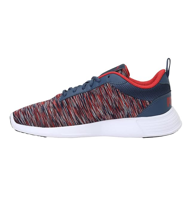 PUMA Women's Carol Lace Up Wn s IDP Dark Denim-P Plein Air-High Risk Red Sneaker UK-7 (38047903)