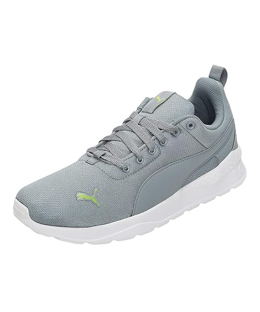 Puma Unisex-Adult Anzarun Lite Quarry-Lime punch Sneaker- 9 UK (38300907)