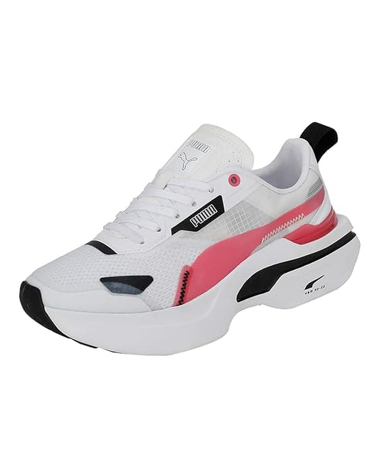 Puma Women's Kosmo Rider WNS White-Sunset Pink Sneaker - 4 UK (38311305)